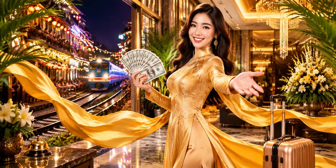 Khách hàng nhận cashback tại Hà Nội với áo dài truyền thống