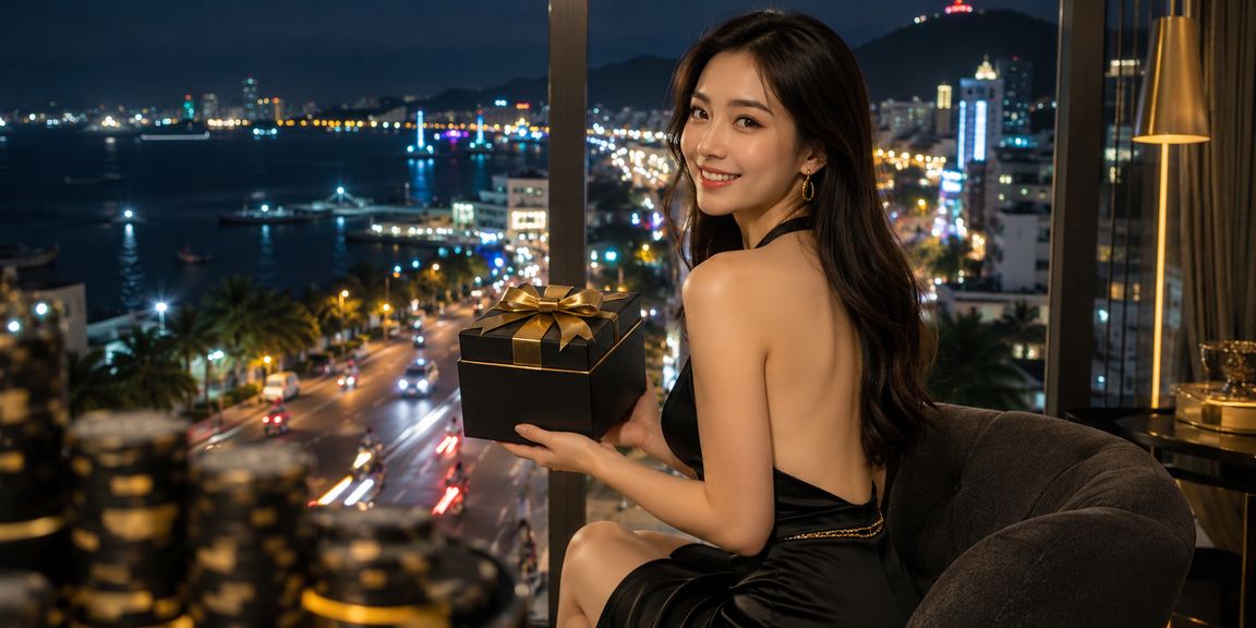 Quang cảnh neon sôi động tại Vũng Tàu gợi nhớ không khí giải trí ban đêm
